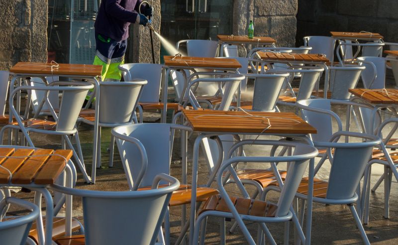 Deck and patio cleaning