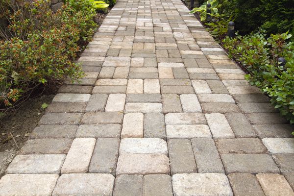 Paver Walkway Cleaning in Chapel Hill